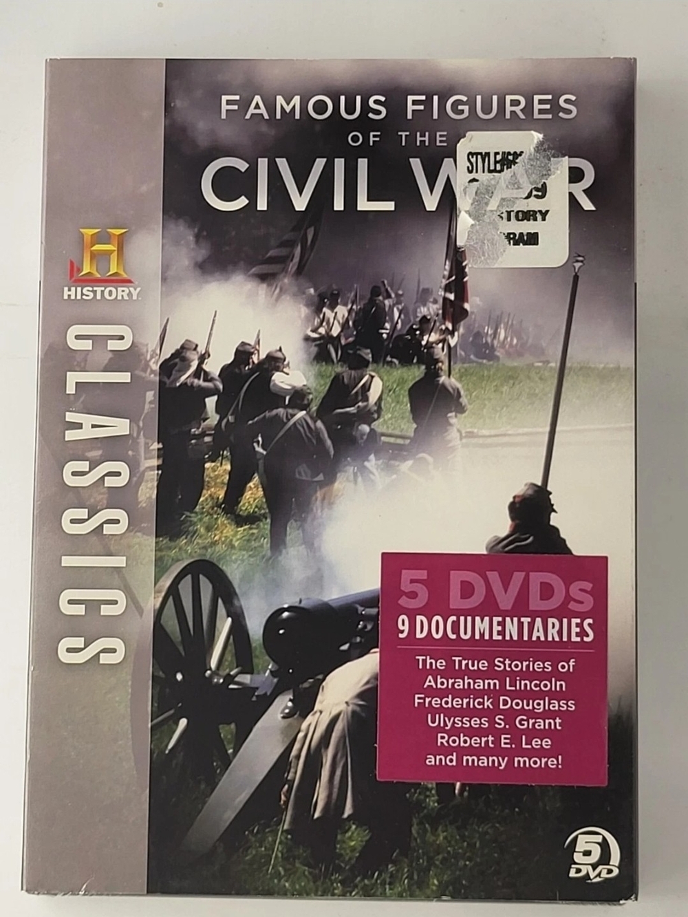 History Classics: Famous Figures of the Civil War (DVD, 2010, 5-Disc Set)